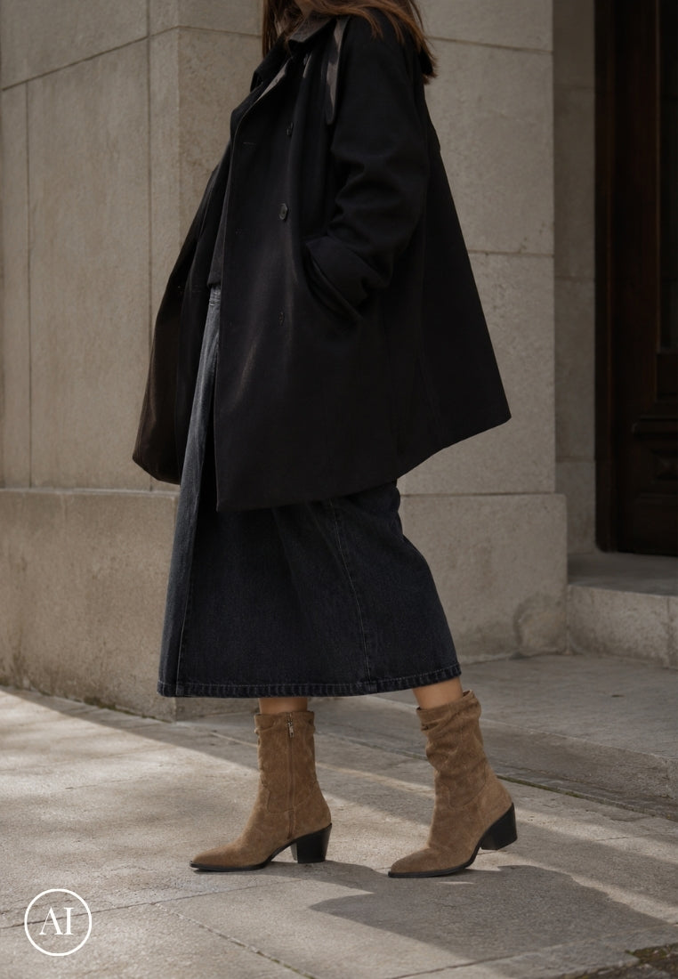 Adley støvle - Suede Wood