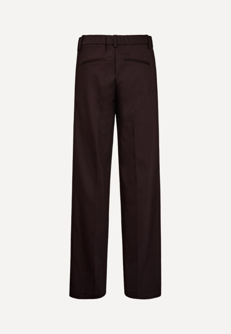 Alice Wide 32" bukser - Dark Toffee Brown