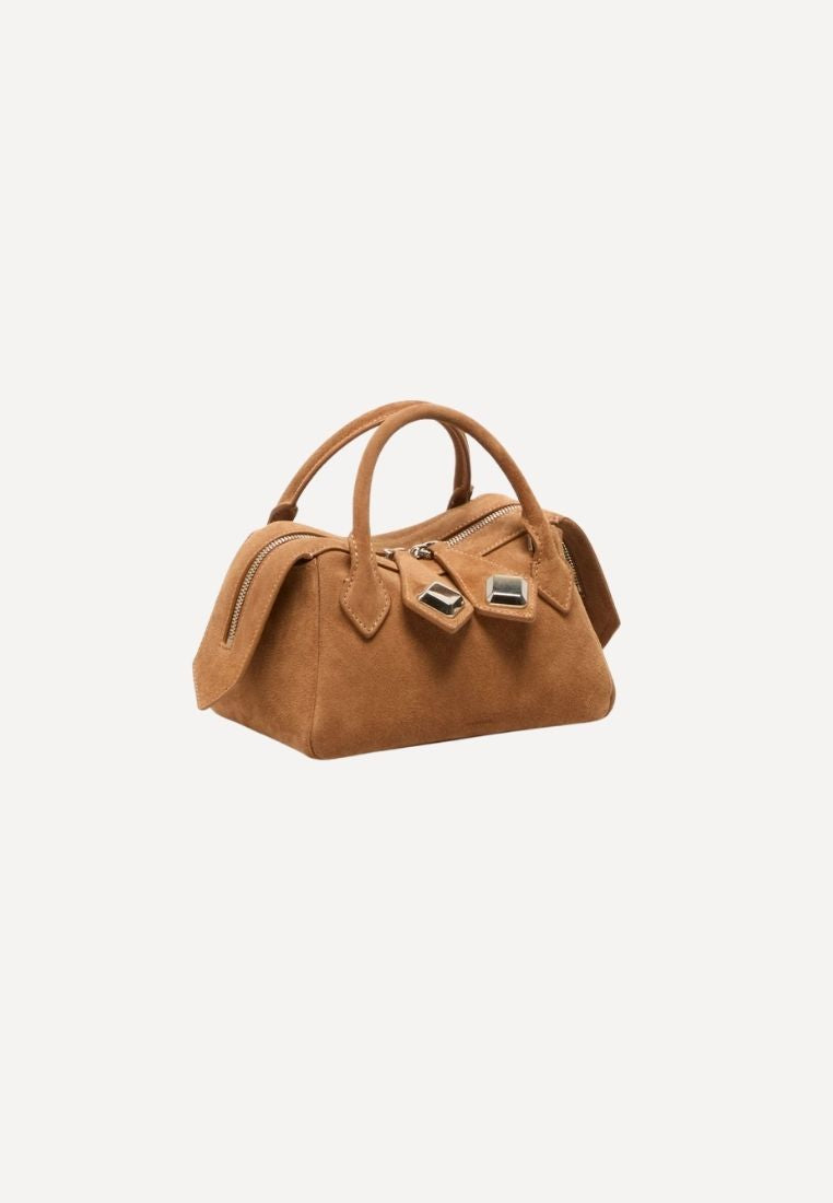 Alice taske - Suede Rose Gold