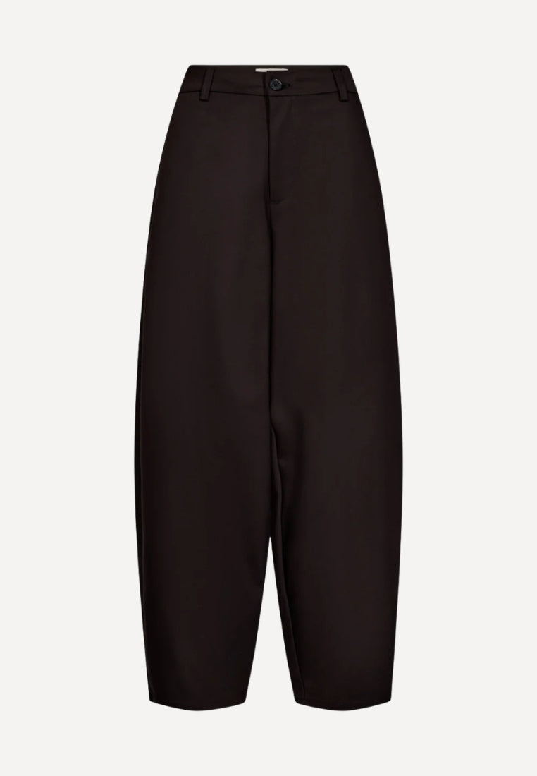 Alice Barrel bukser - 725 Dark Toffee Brown