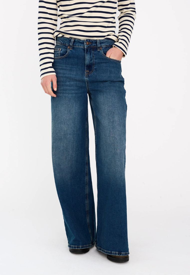 Alina Flare Wide jeans - Wash Addington