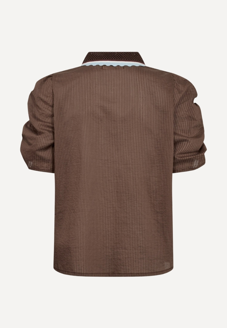 AllyGO bluse - Brown