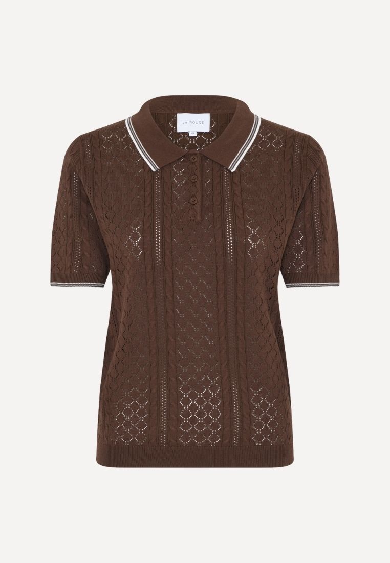 Alma polo - Brown