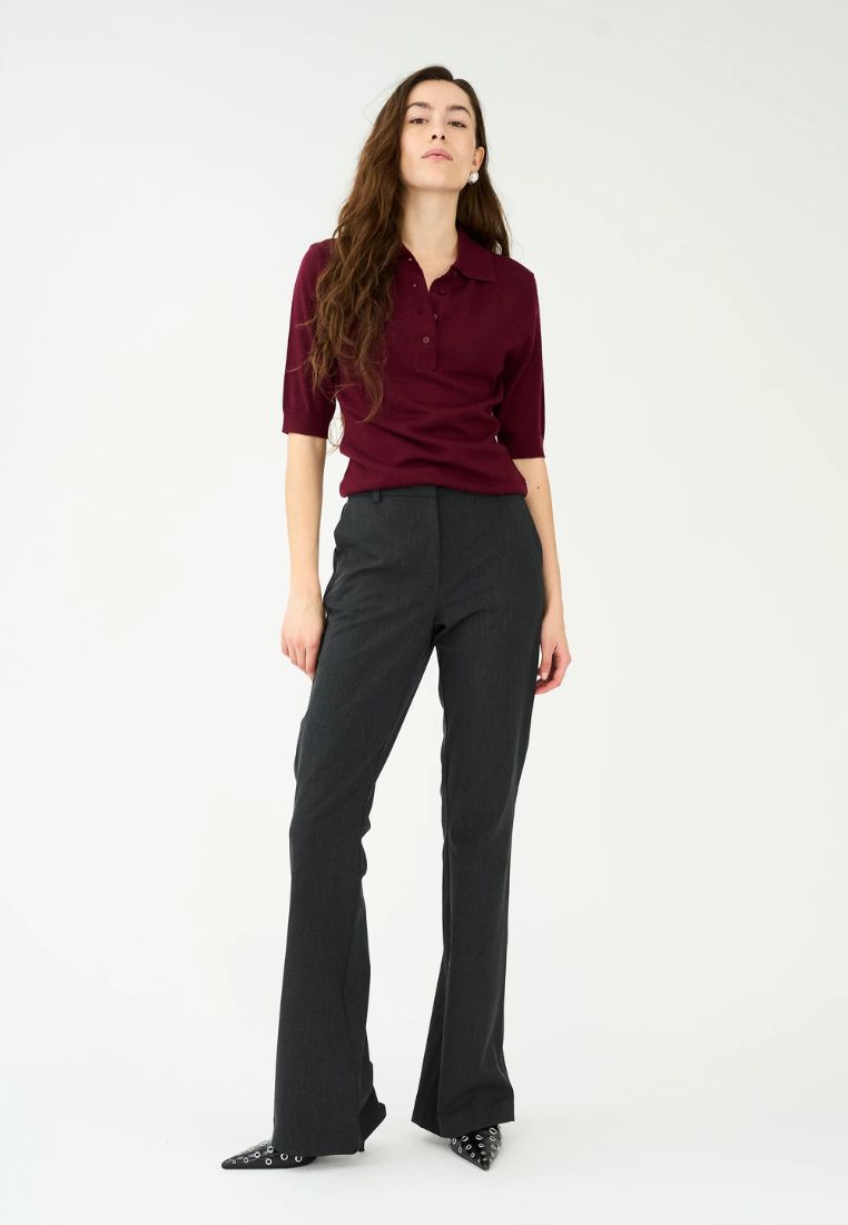 Andrea Flare bukser - Grey