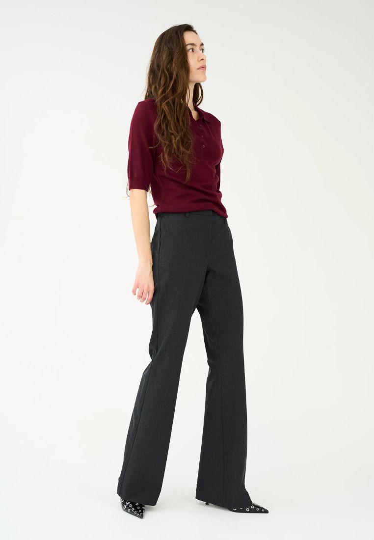 Andrea Flare bukser - Grey