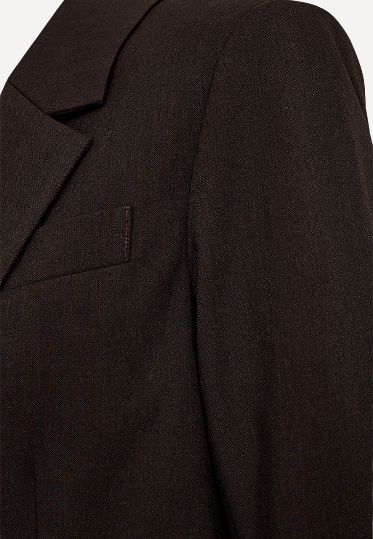 Andrea Essential Blazer - Espresso Brown