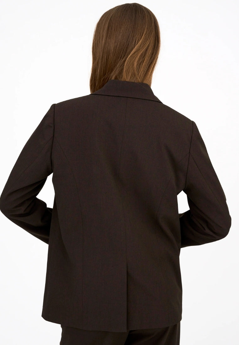 Andrea Essential Blazer - Espresso Brown