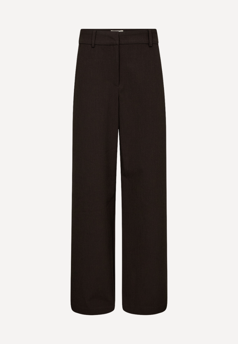 Andrea Wide Bukser - Espresso Brown