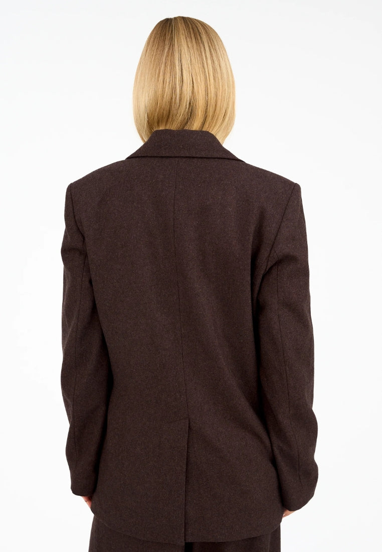 Andrea Weekend blazer - Dark Brown