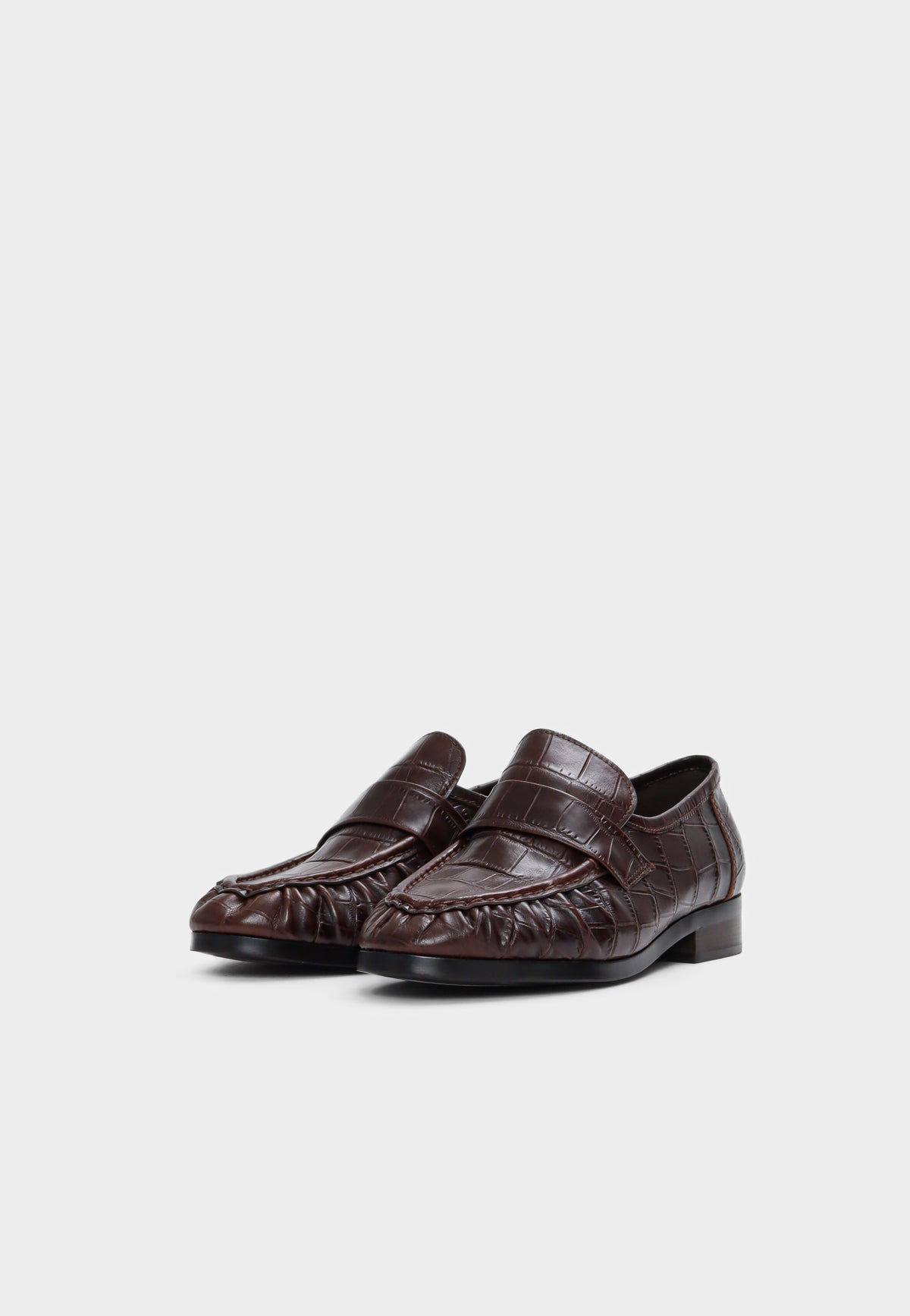 Angelica loafer - Cocco Dark Brown