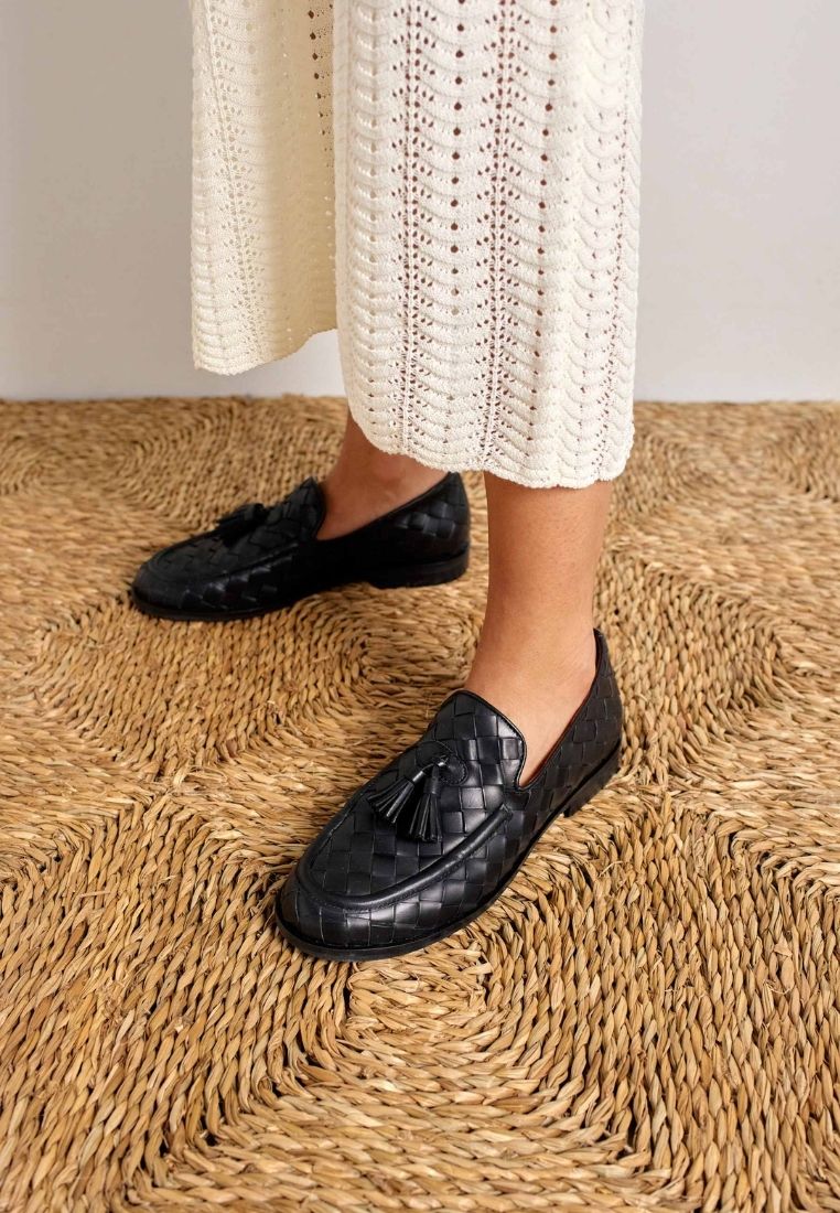 1742-101 loafer - Black Braid