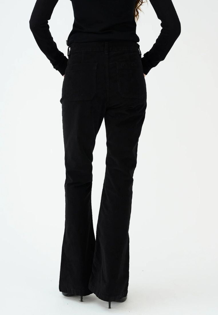 Ann Charlotte Baby Cord jeans - Black