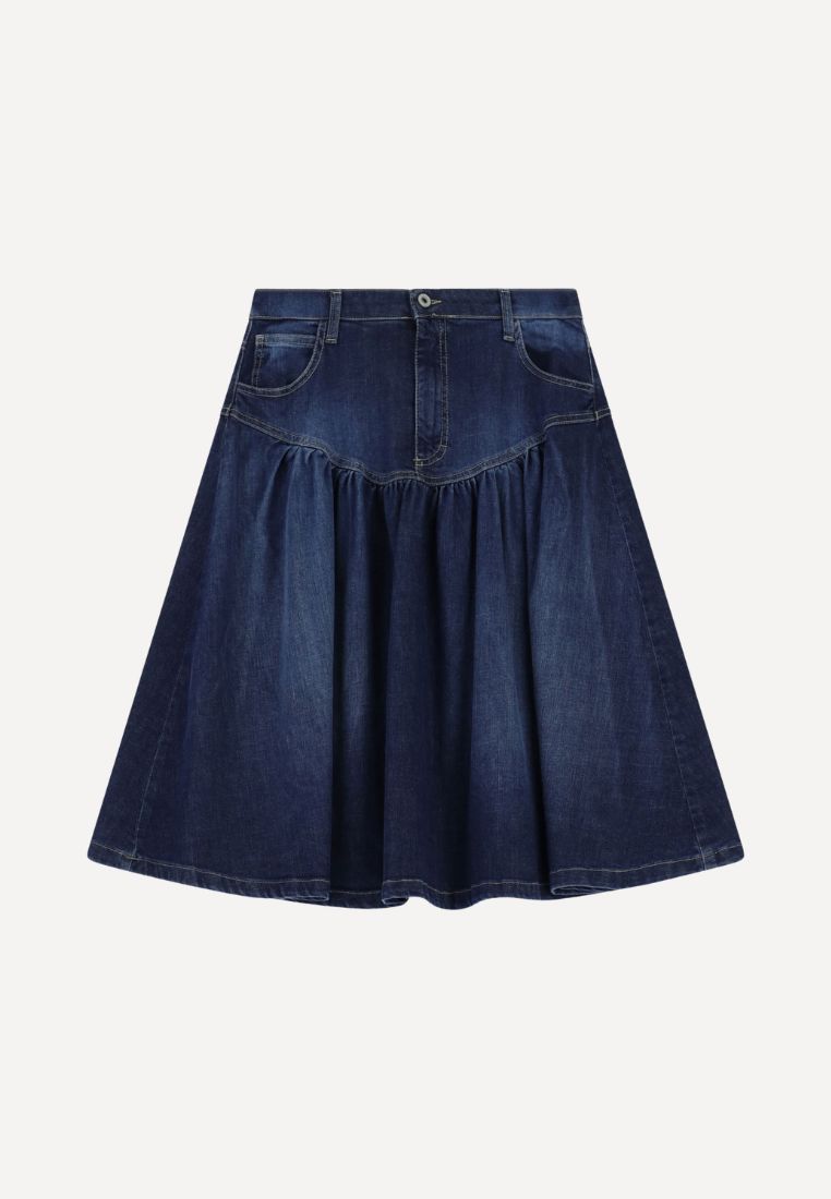 Anne Oslo nederdel - Blu Denim