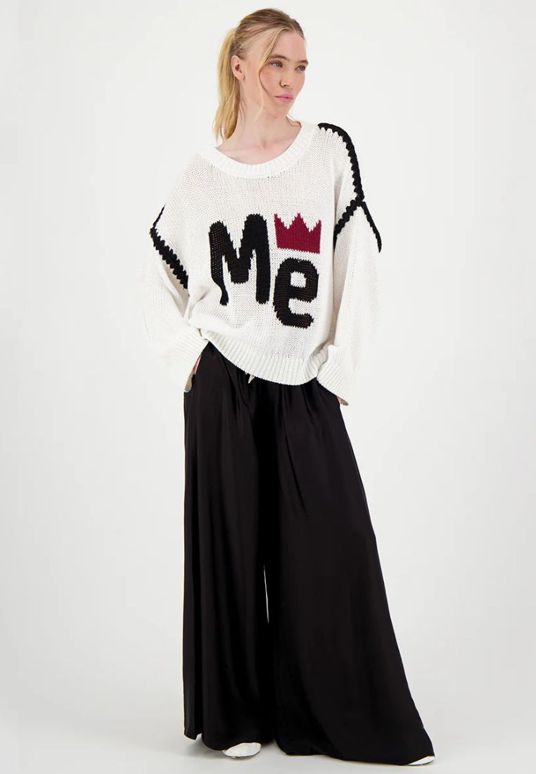 Annie Wide bukser - Black