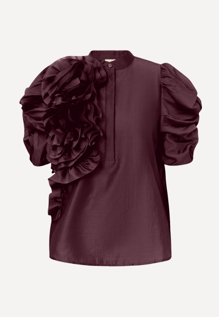 AnnsofiGO bluse - Bourgogne