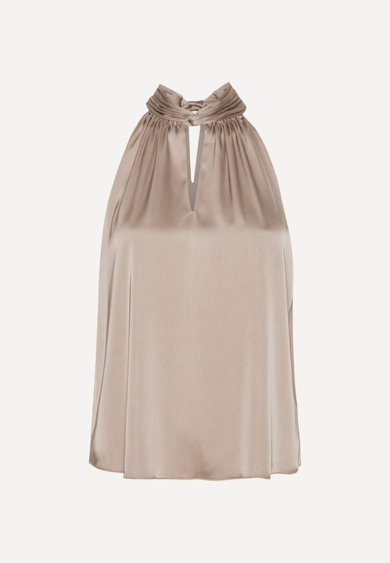 Ava top - Semi Rich Tan