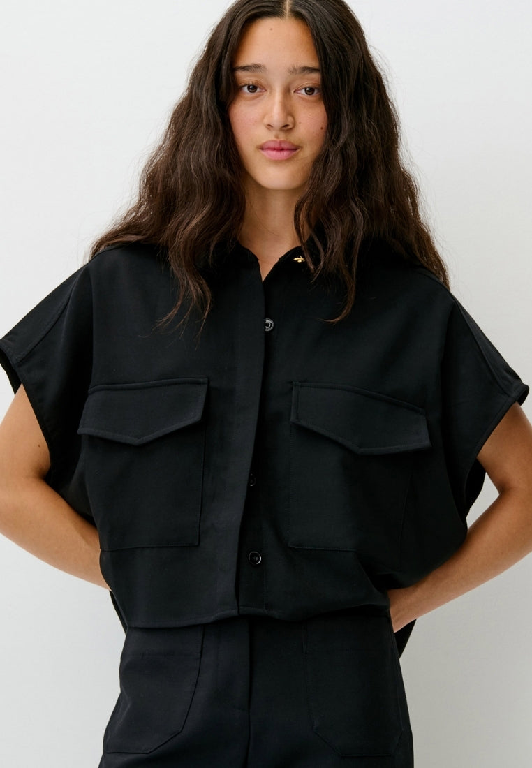 Bianca bluse - Black