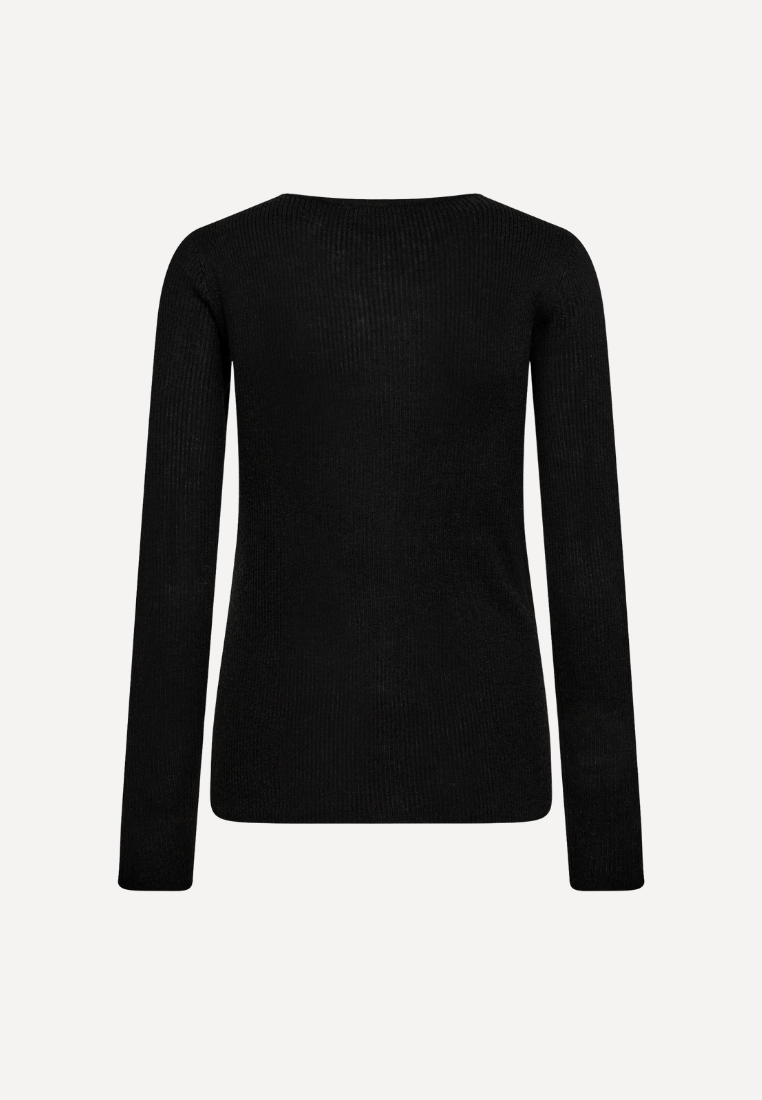 BS Asdis striktrøje - Black