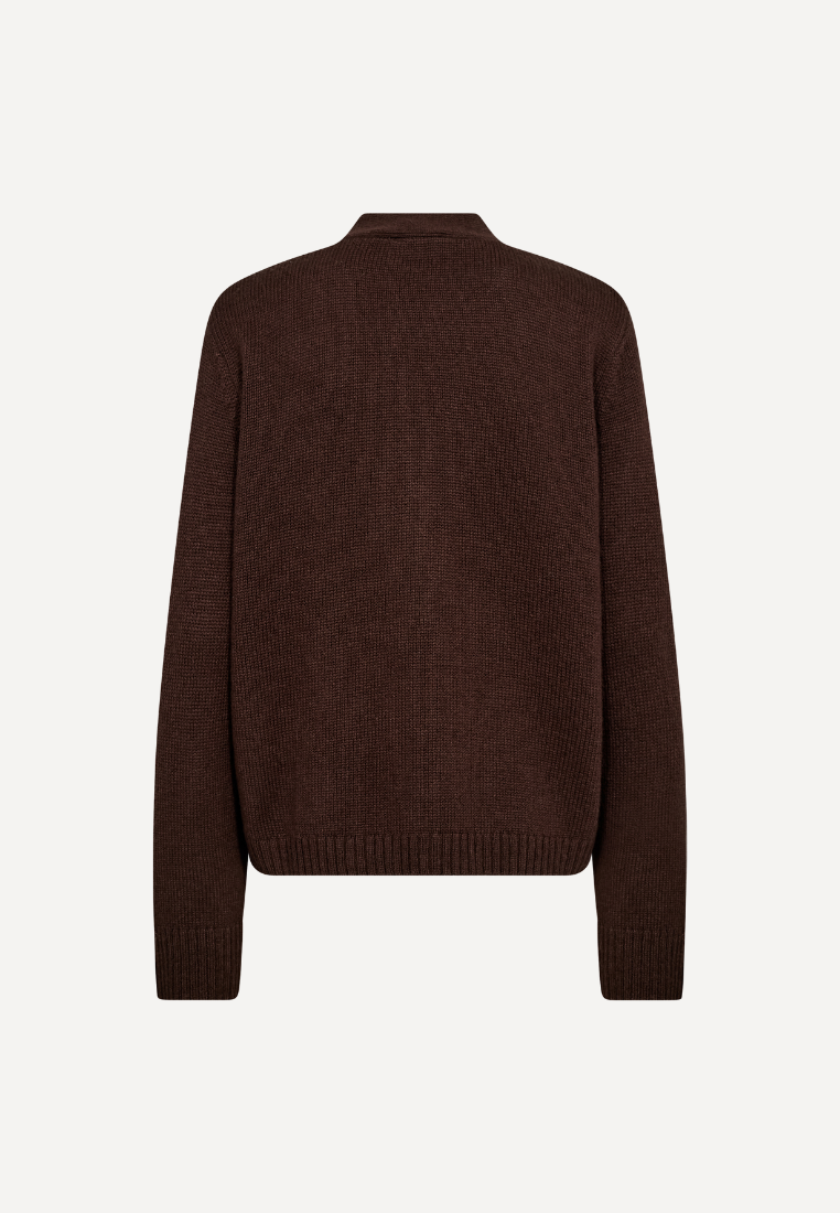 BS Gretel cardigan - Dark Brown