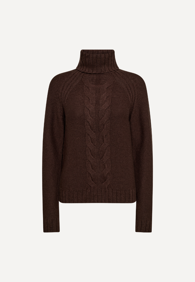 BS Juliana striktrøje - Dark Brown