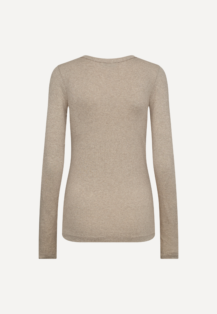 BS Margrethe langærmet t-shirt - Sand