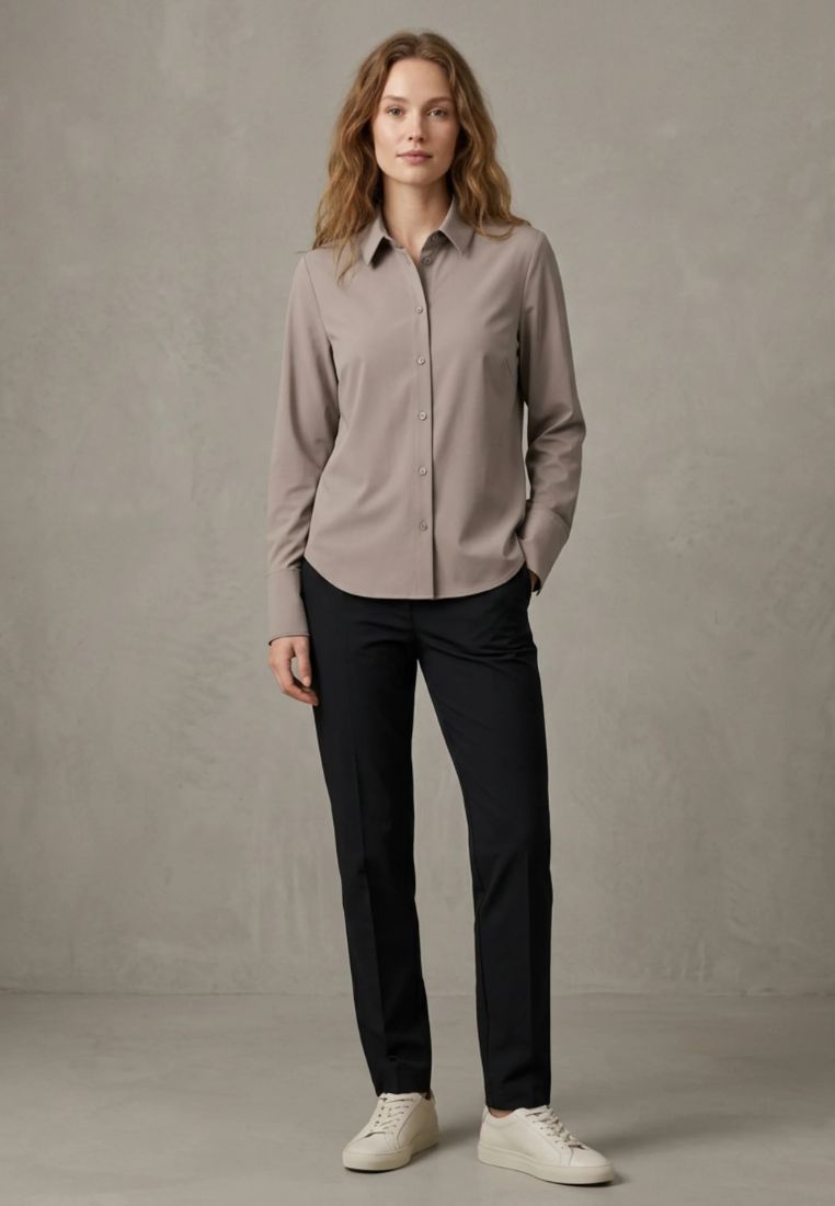 500123 skjorte - Dark Taupe