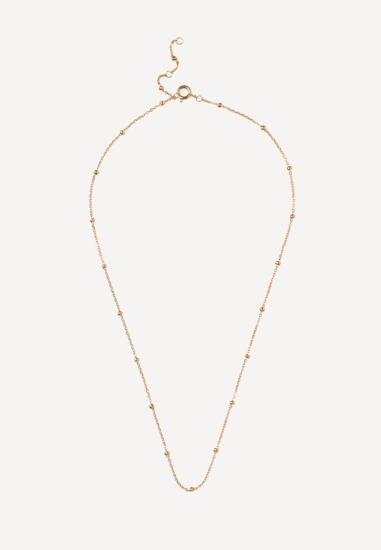 Beaded halskæde - Gold