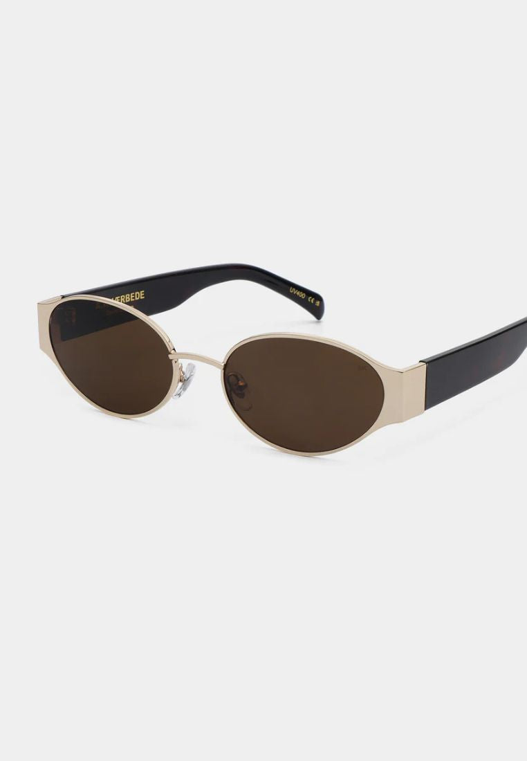 Bella solbriller - Gold Demi Tortoise