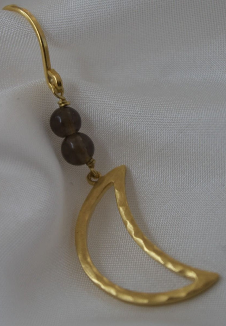 Bella Moon ørering - Mocha