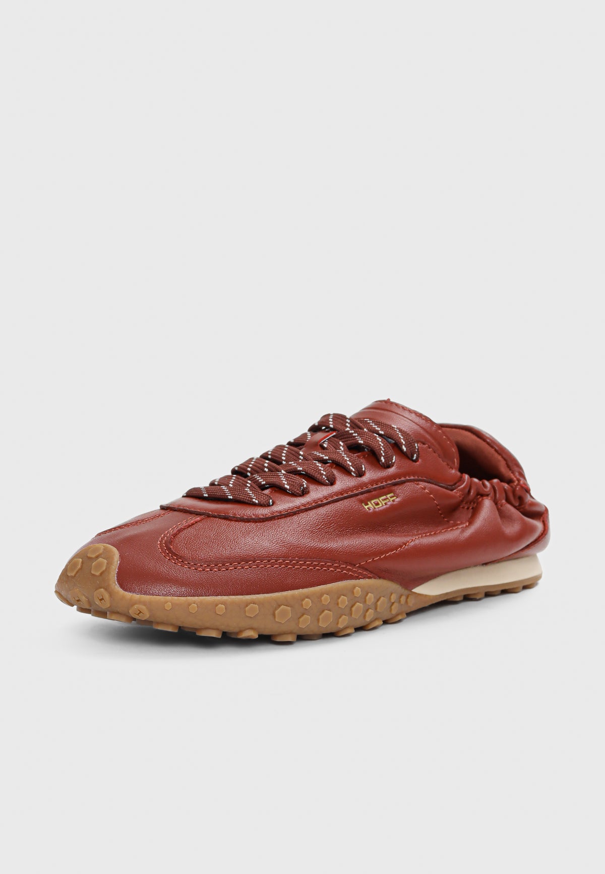 Bridge Nappa sneaker - Clay