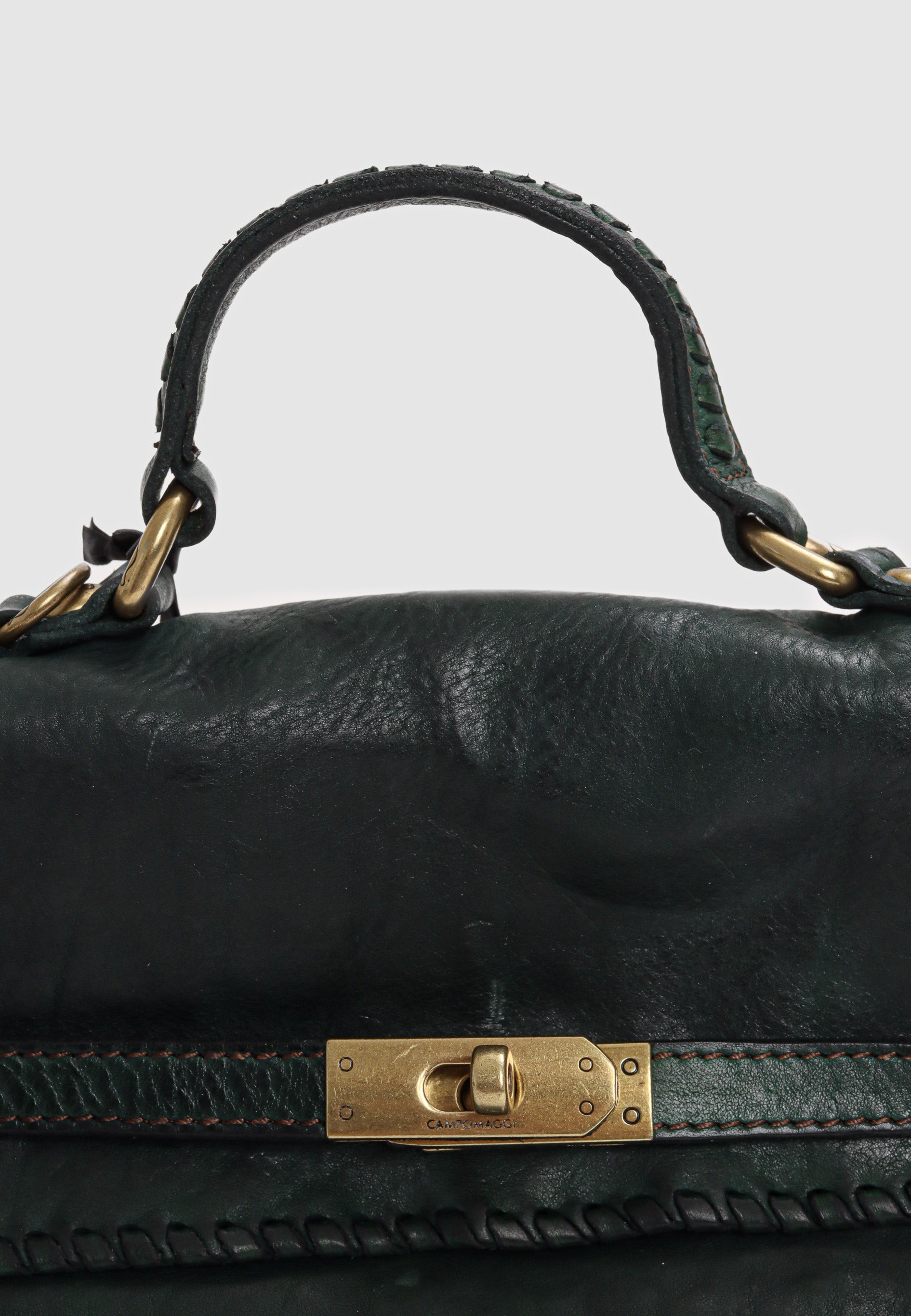 C043940 Ginevra L taske - Green Bottle