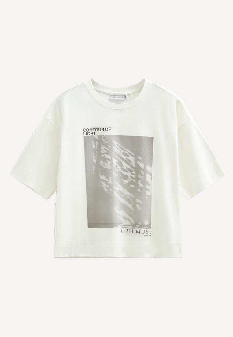 CMMuse t-shirt - Jet Stream w. Black