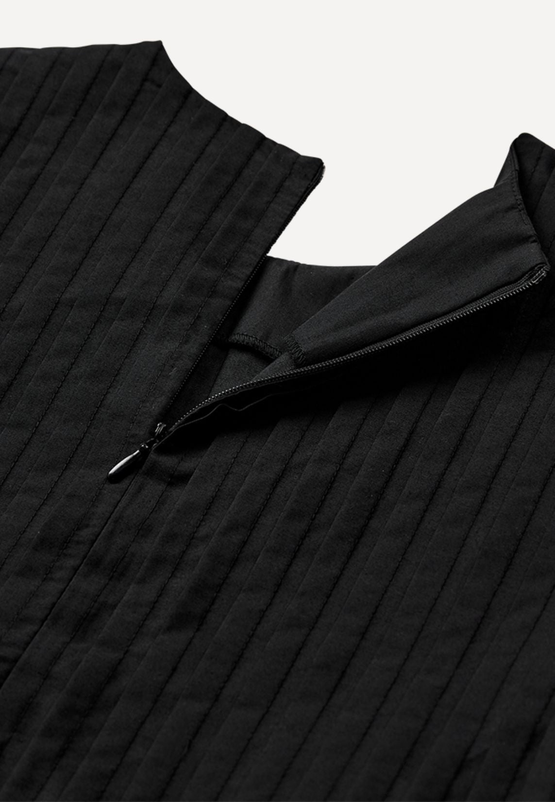 CMPleat bluse - Black