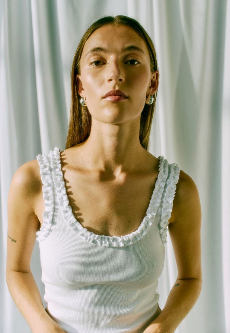 CMSiv top - Bright White