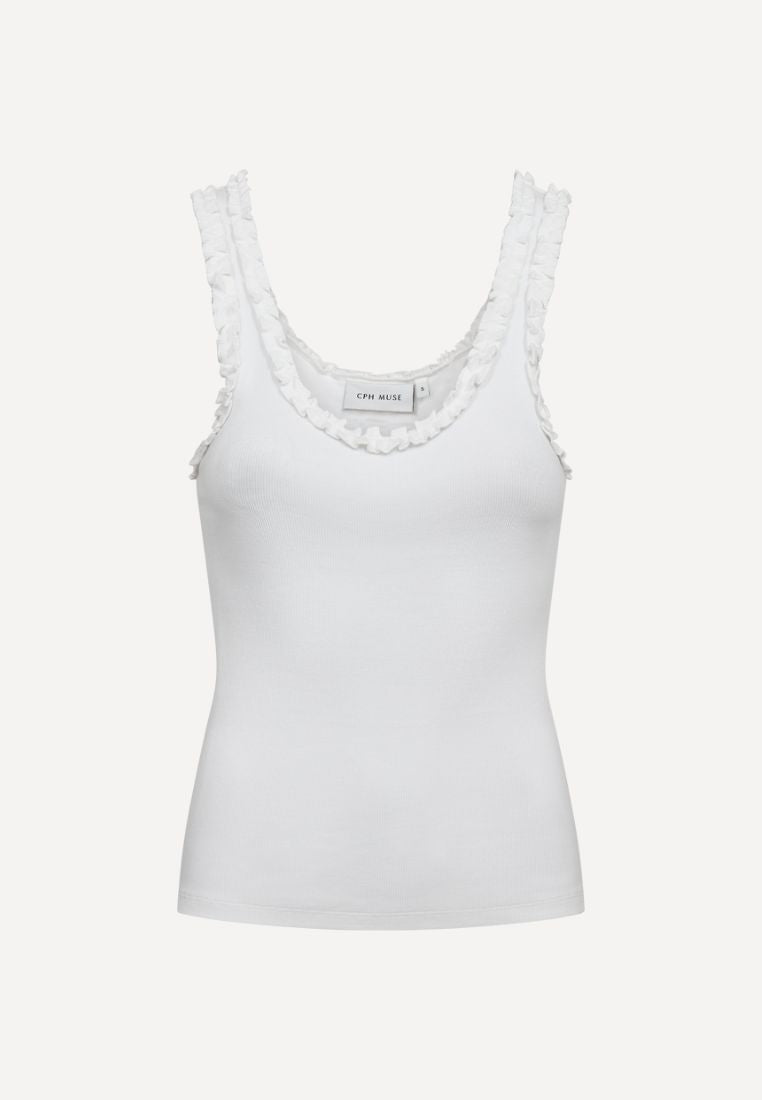 CMSiv top - Bright White