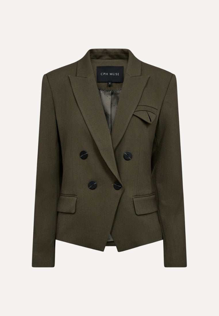 CMTailor blazer - Ivy Green Melange