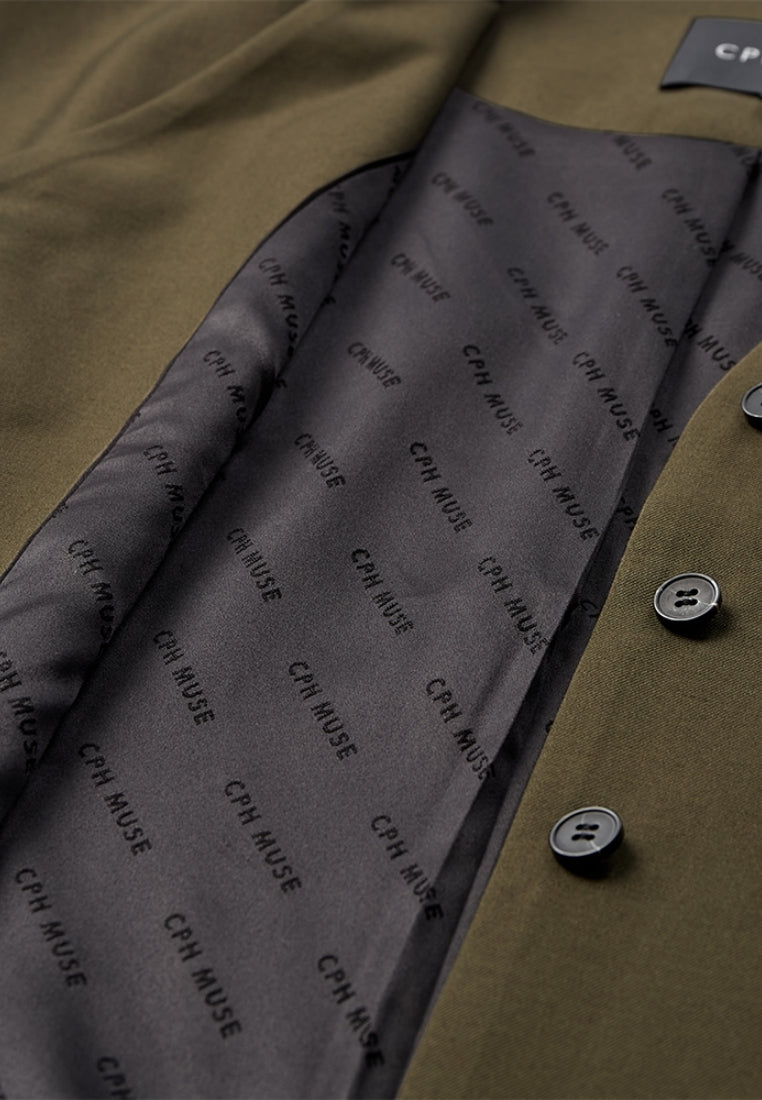 CMTenna vest - Ivy Green Melange