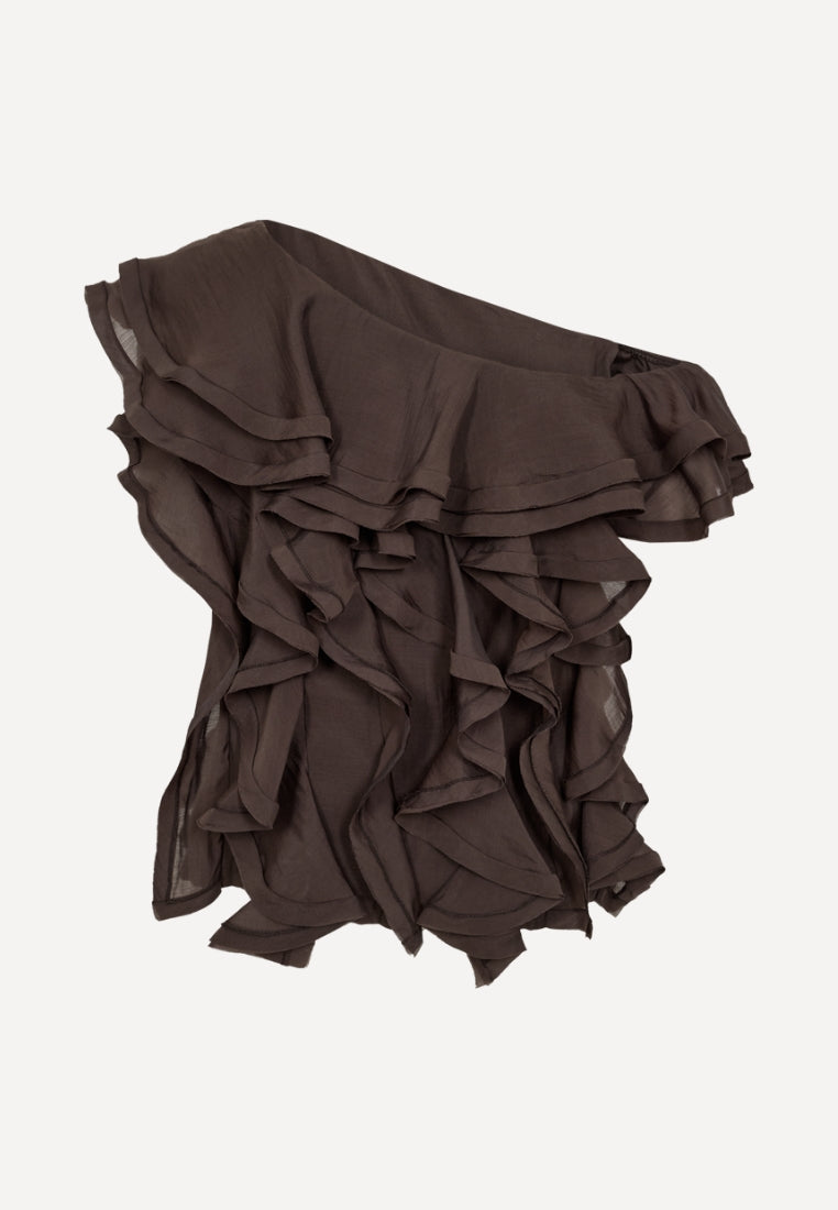CMTilly bluse - Mulch