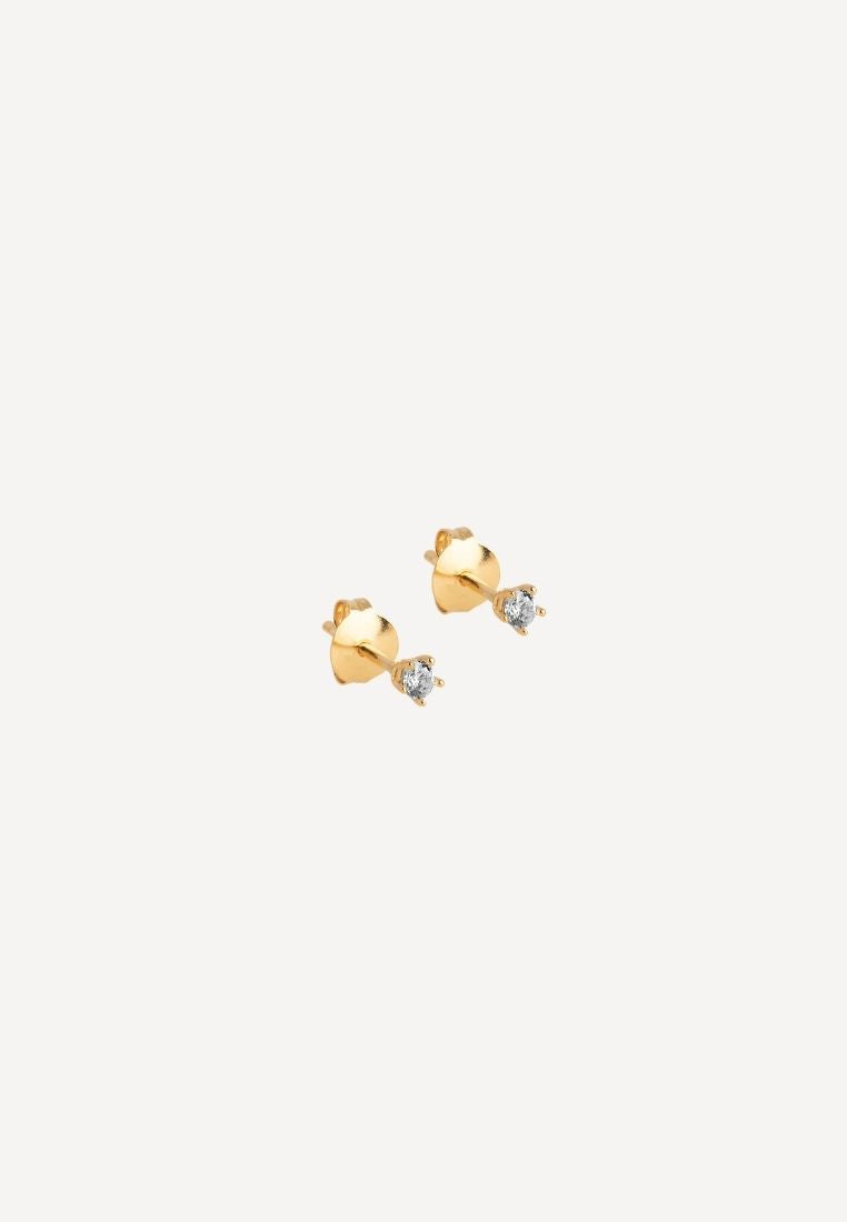 Clara studs ørering - Gold