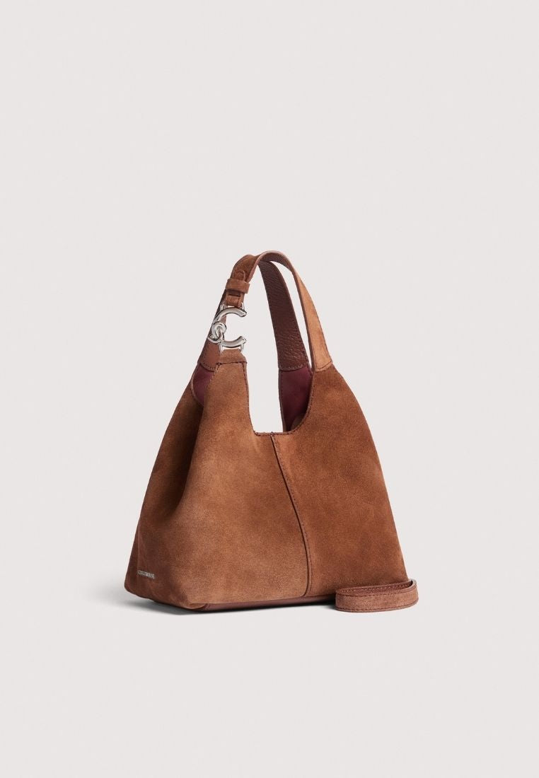 C-Easy Small taske - Cognac Suede