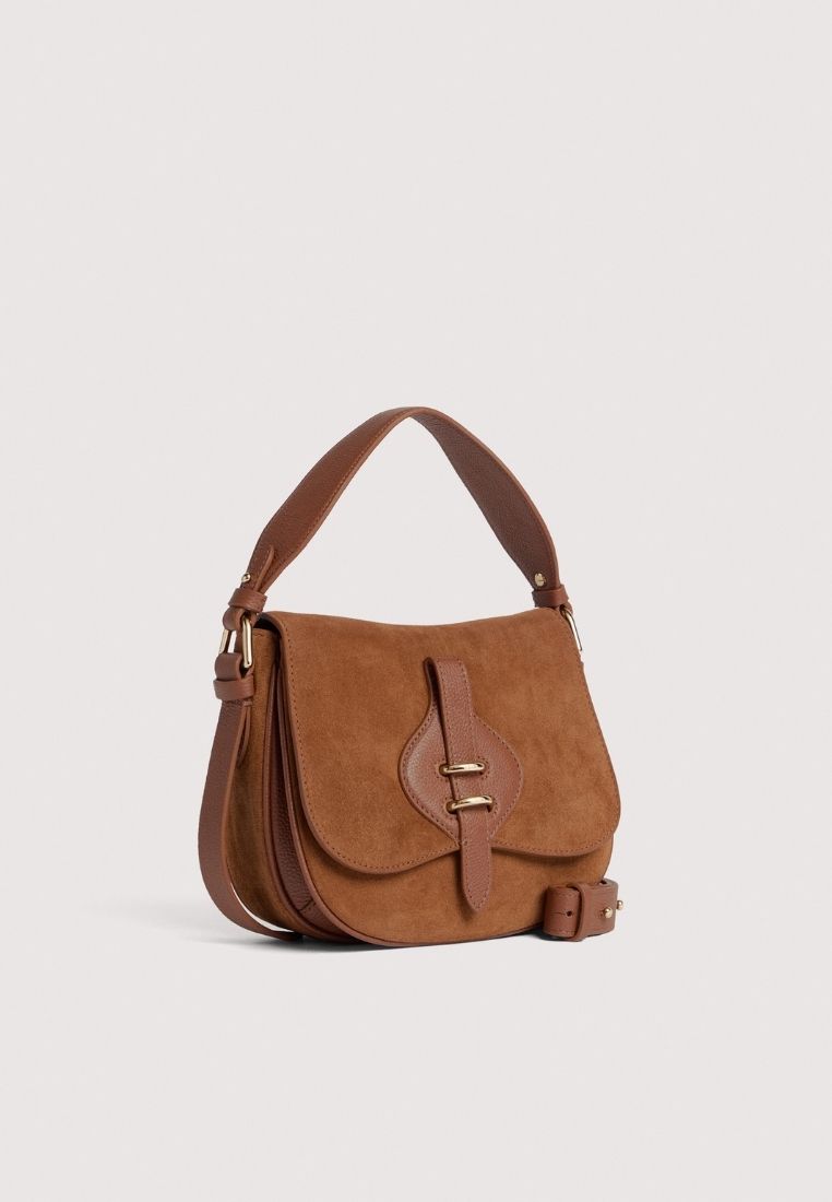 Mavery Small taske - Cognac Suede