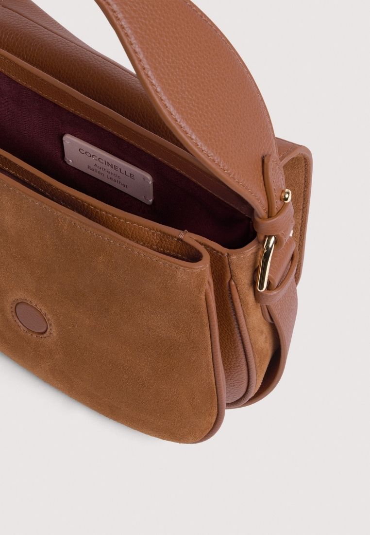 Mavery Small taske - Cognac Suede