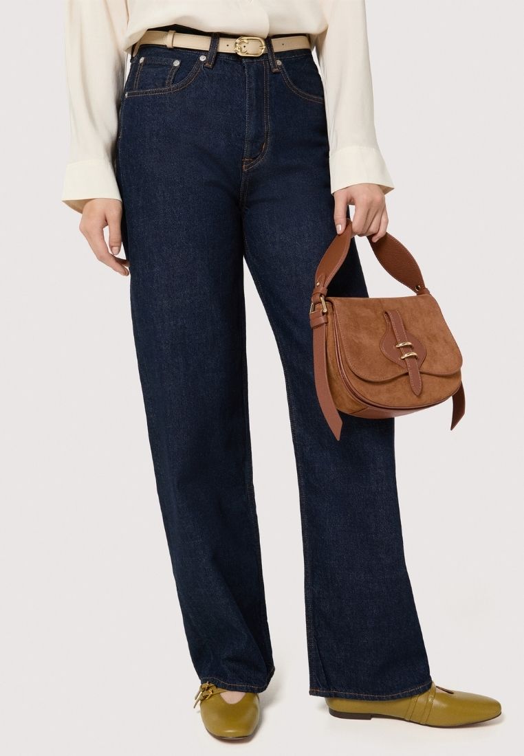 Mavery Small taske - Cognac Suede
