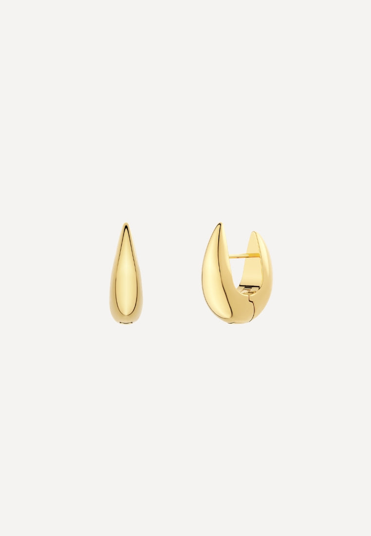 Crest Hoops S øreringe - Gold