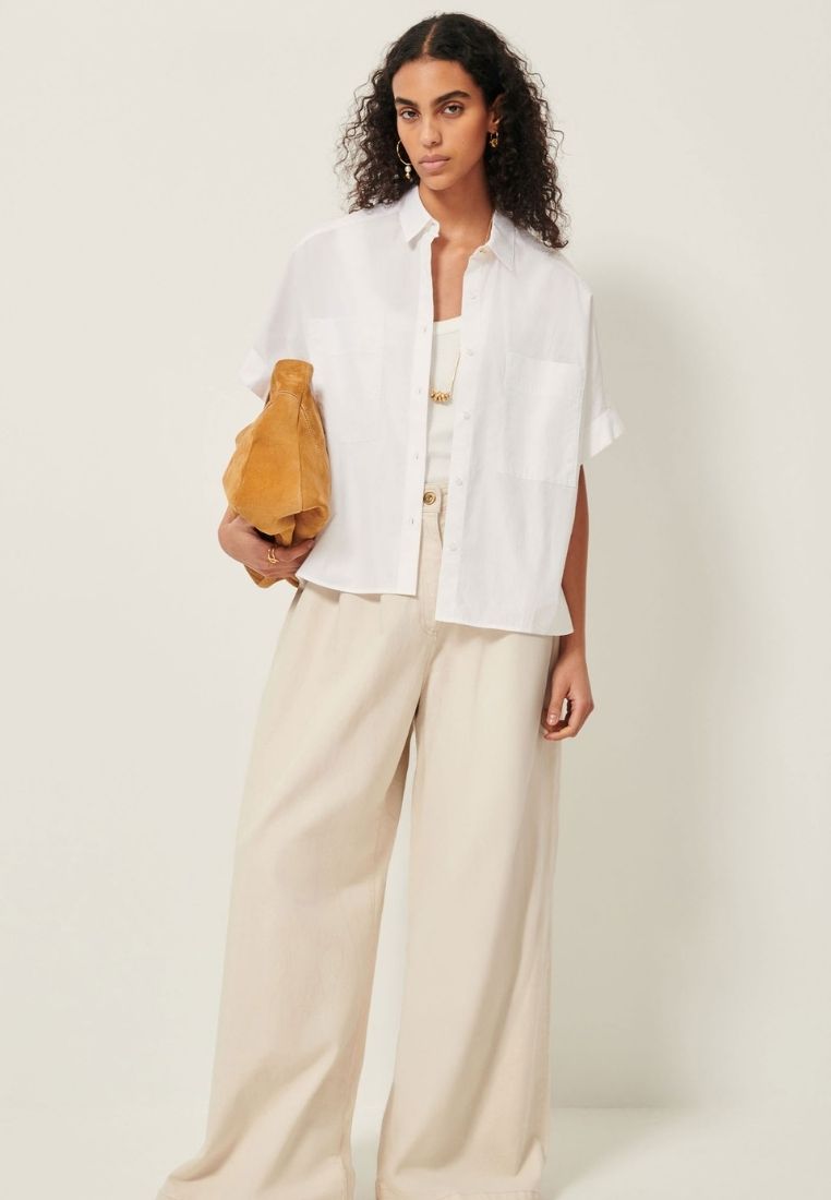 Dellord bluse - Optical White