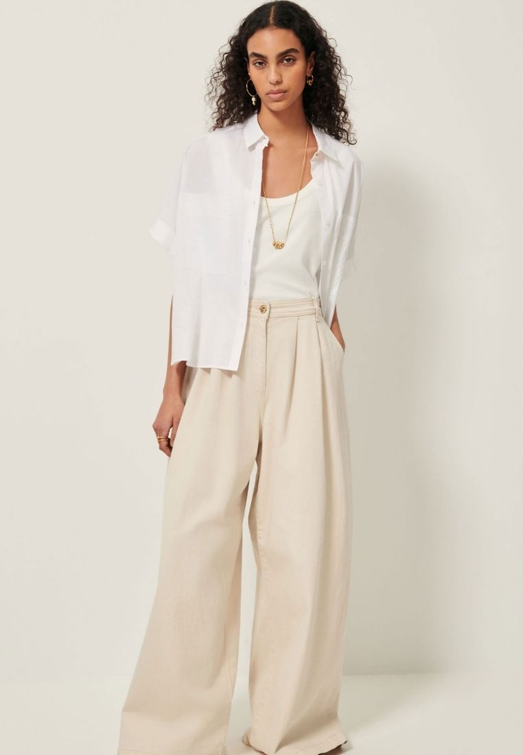 Dellord bluse - Optical White