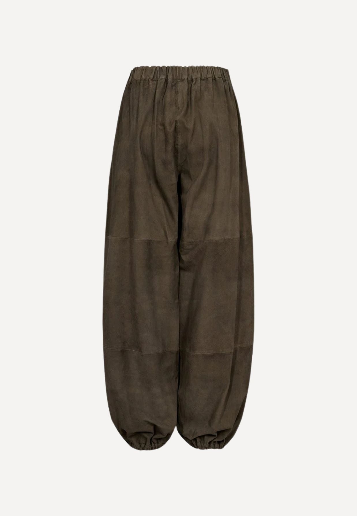 EllaDEP Loose Suede Balloon bukser - Khaki