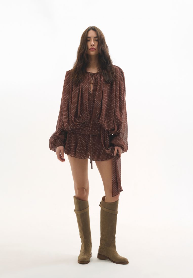 Etta støvle - Suede Taupe