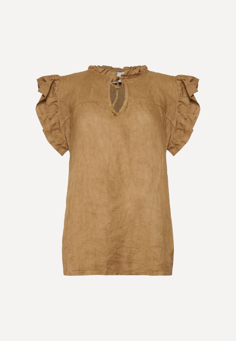 Etta top - Light Brown