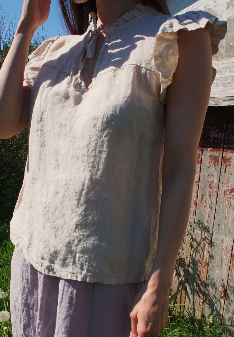 Etta top - Soft Grey